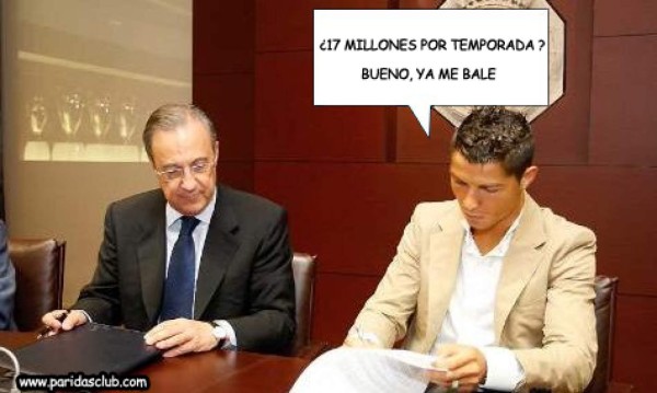 Festejan la renovación de Cristiano Ronaldo con memes de su última y extraña pose