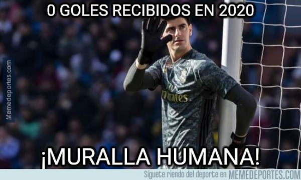 Courtois y James Rodríguez, protagonistas del los memes tras el triunfo del Real Madrid sobre Getafe