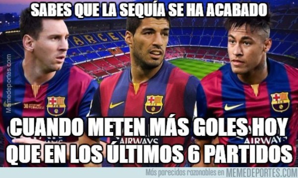 ¡Los memes por fin hacen reír al barcelonismo tras paliza al Depor!