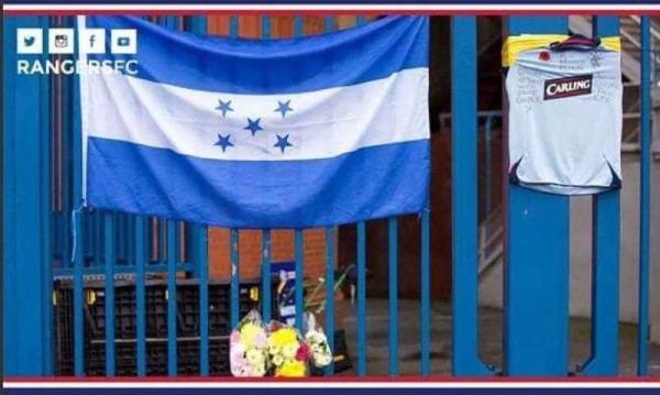 FOTOS: Así le rindieron homenaje a Arnold Peralta en Escocia