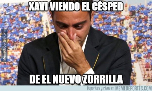 Los memes atacan a Xavi y a la cancha del José Zorrilla tras el Valladolid-Barcelona