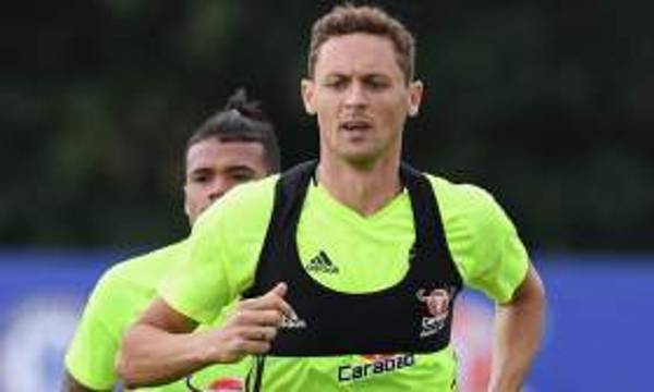 SWANSEA, WALES - AUGUST 19: Nemanja Matic of Manchester United during the Premier League match between Swansea City and Manchester United at Liberty Stadium on August 19, 2017 in Swansea, Wales. (Photo by Catherine Ivill - AMA/Getty Images)