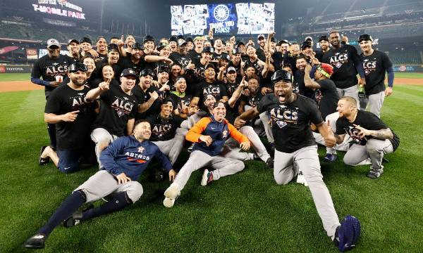 Los Astros conquistaron la División Oeste de la Liga Americana. Ahora disputarán la llave de campeonato.