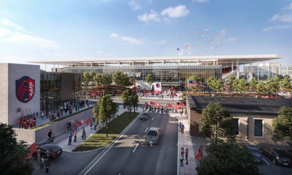 Otro majestuoso estadio en MLS: St. Louis SC presenta la maqueta del recinto que construirá
