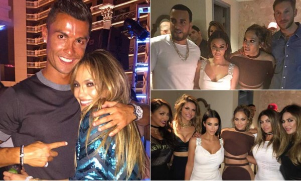 Fotos: Así fue la fiesta de JLO donde Cristiano se encontró a Kim Kardashian