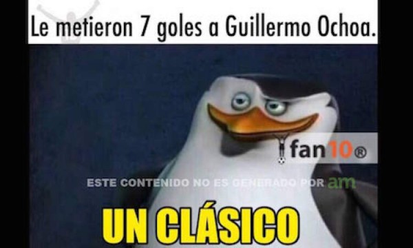 Crueles memes contra 'Memo' Ochoa por 'comerse' otros siete goles