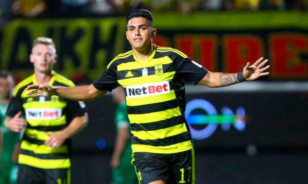 Luis Palma está viviendo un gran momento con los colores aurinegros del Aris de la Superliga de Grecia.