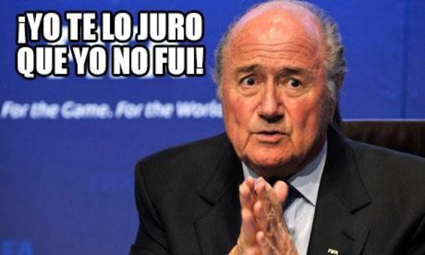 Los memes no perdonaron a Blatter y Platini