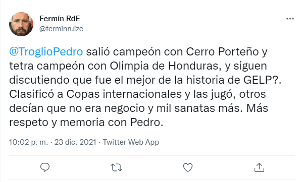 En Sudamérica y México se rinden ante Pedro Troglio por el tetracampeonato que ganó con Olimpia y lo piden en Argentina