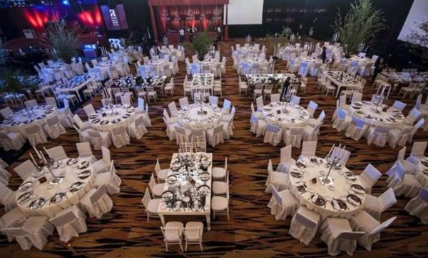 ¡De lujo! Así es por dentro y fuera el salón de la fiesta de la boda entre Messi y Antonella