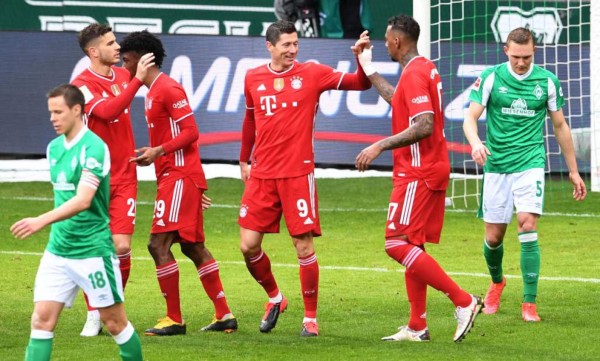 El Bayern y Lewandowski siguen con paso firme en la Bundesliga