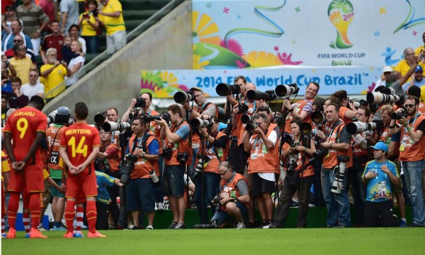 Las mejores imágenes del juego Russia vs Bélgica