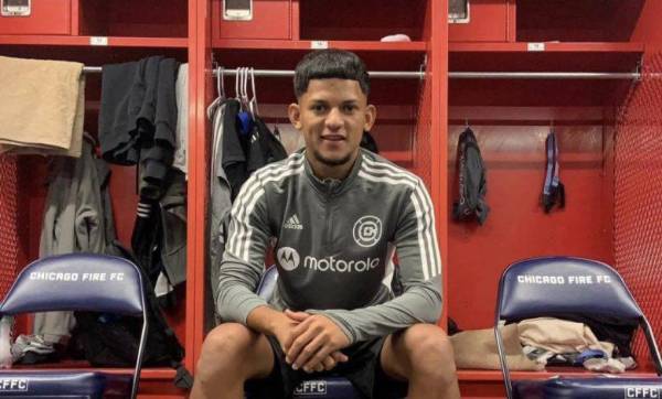 Edson Rocha convenció en su prueba con el Chicago Fire realizada en octubre del 2022.