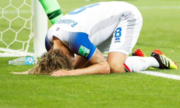 El triste adiós de los islandeses en la Copa del Mundo, Rusia 2018