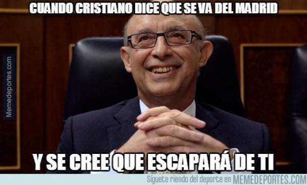 Los mejores memes de la supuesta salida de Cristiano Ronaldo del Real Madrid