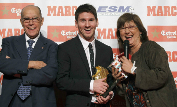 Lionel Messi recibió la Bota de Oro.