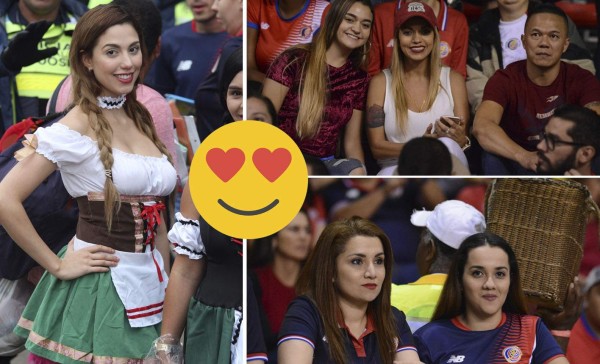 ¡Preciosas! La belleza se hizo presente en el juego Costa Rica - México
