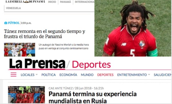 Prensa panameña 'frustrada” tras remontada de Túnez &nbsp;&nbsp;