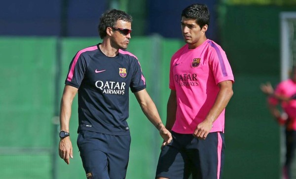Luis Enrique a Luis Suárez: ''Además de goles y calidad, da carácter'