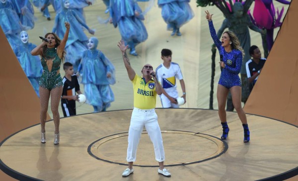 Espectacular inauguración de ceremonia de Brasil 2014