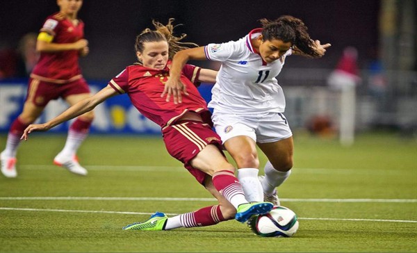 Costa Rica golea 9-0 a Puerto Rico en Preolímpico femenino de Concacaf