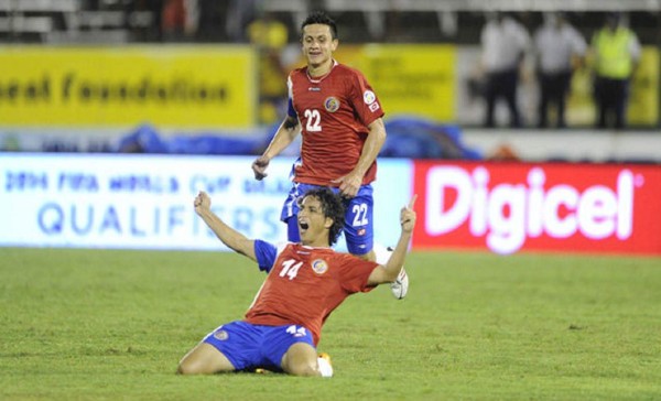 Costa Rica ha perdido solo una vez con Jamaica en eliminatorias mundialistas