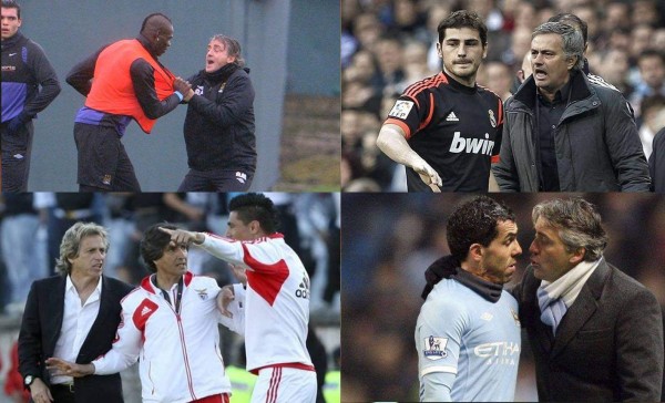 Jugadores y técnicos conflictivos que se han peleado
