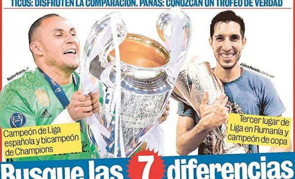 En Costa Rica se burlan comparando los títulos de Penedo con los de Keylor Navas