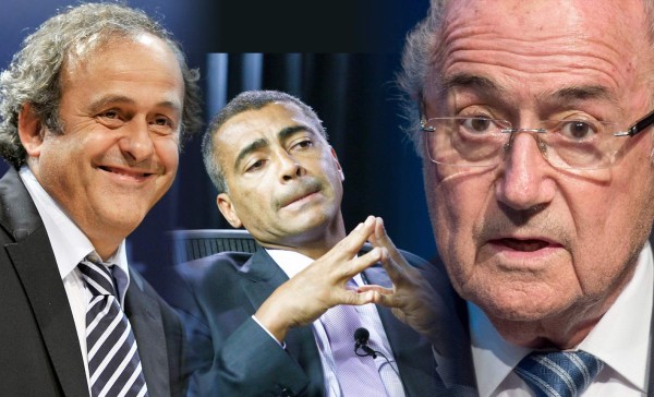 Romario afirma que Platini 'es de la misma escuela' que Blatter