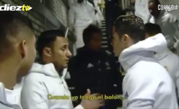 Cristiano Ronaldo obedece a consejo de Keylor Navas para que el balón termine en gol&nbsp;&nbsp;