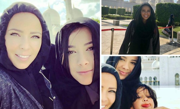 La bella esposa de Keylor Navas se dejó seducir por Abu Dhabi