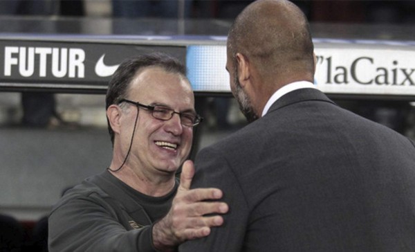 Guardiola considera que Marcelo Bielsa es el mejor entrenador del mundo