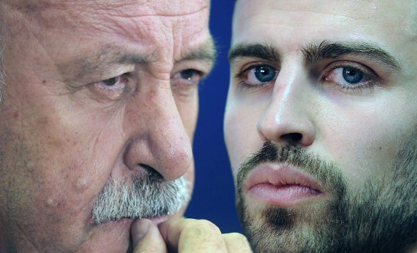 Vicente del Bosque sobre Piqué: ''Son heridas del pasado que no han cicatrizado''