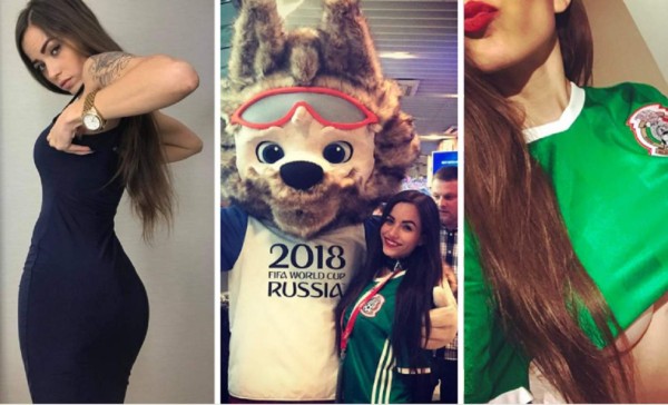 Melanie Pavola, la guapa aficionada mexicana que se ilusiona con el mundial