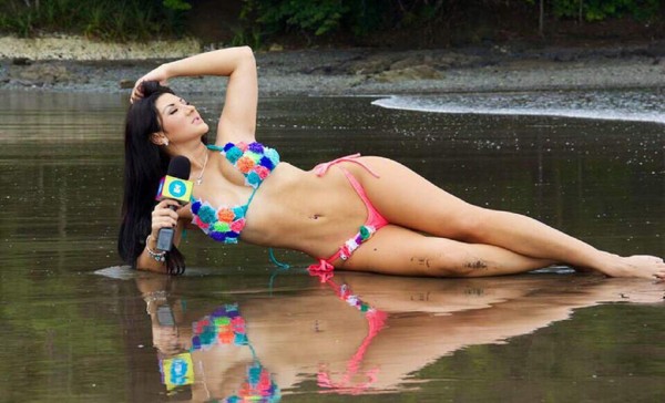Esta es la bella presentadora tica que visitará Honduras la próxima semana