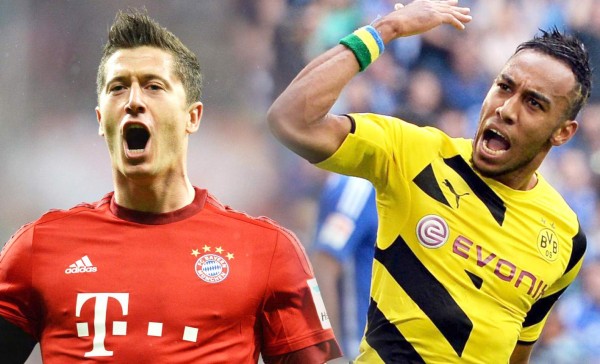 Lewandowski vs Pierre Emerick Aubameyang, un choque de titanes en la Bundesliga