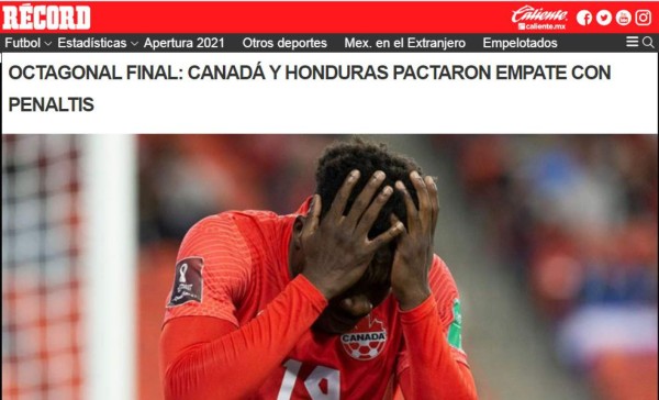 ¡Lamento canadiense! Lo que dice la prensa internacional tras el empate de Honduras ante Canadá en Toronto