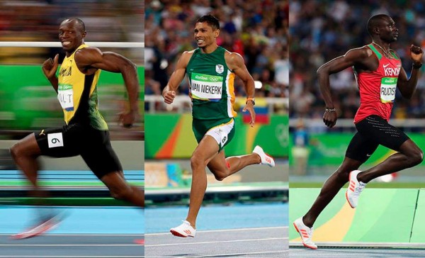 Los tres hombres más rápidos del mundo están en los Juegos Olímpicos de Río