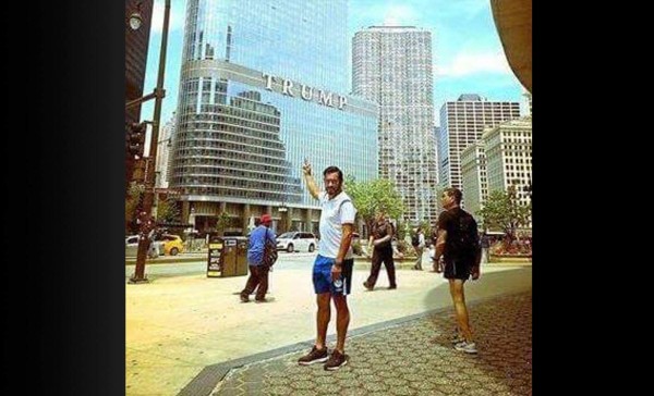 La polémica fotografía del 'Pescadito” Ruiz respecto a Donald Trump que circula en redes sociales