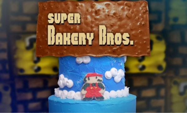 Un fanático hace un pastel animado de Mario Bros