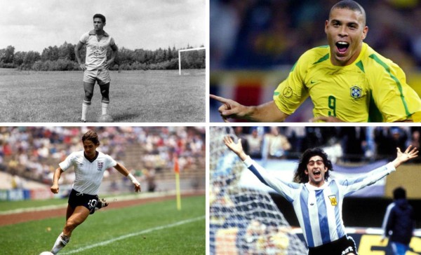 ¡Matadores! Los máximos goleadores en cada edición de los mundiales