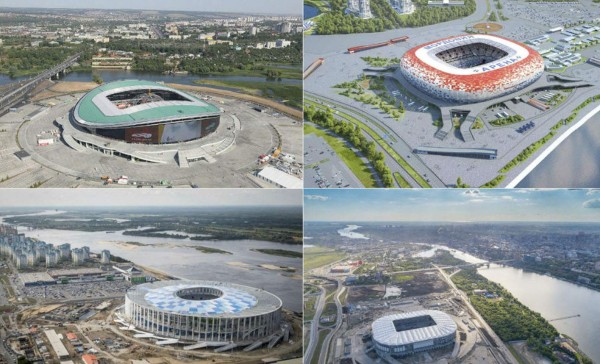 Putin admite retrasos en uno solo de los doce estadios mundialistas