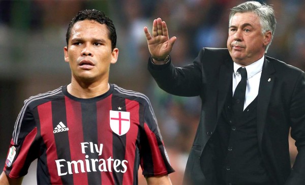 Carlos Bacca estuvo en la mira de Carlo Ancelotti