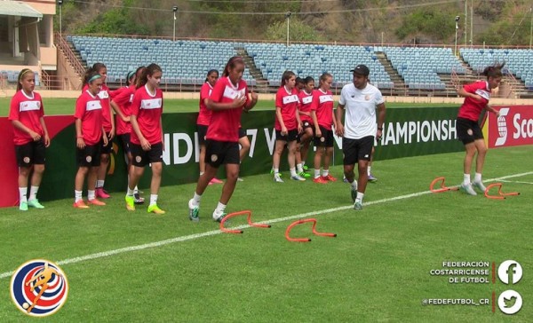 Selección Femenina sub 17 de Costa Rica debuta ante México en el premundial de Concacaf