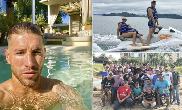 Así son las vacaciones de los cracks del Real Madrid