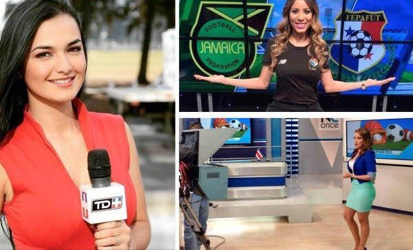 El lado más hermoso del Costa Rica vs Panamá. ¡Las periodistas más bellas!