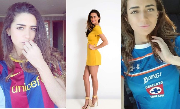 Mariana Velázquez, la presentadora seguidora del Cruz Azul y el Barcelona Mariana Velázquezylt;/