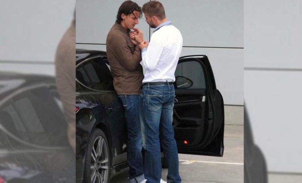 La verdadera historia del momento ''íntimo'' entre Piqué e Ibrahimovic
