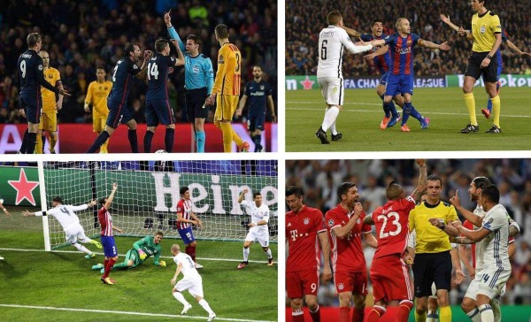 ¡POLÉMICA! Barcelona y Real Madrid han sido favorecidos muchas veces por los árbitros en Champions