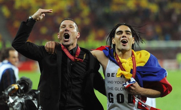 Simeone: 'Falcao tiene una rebeldía y una fuerza interior enorme'